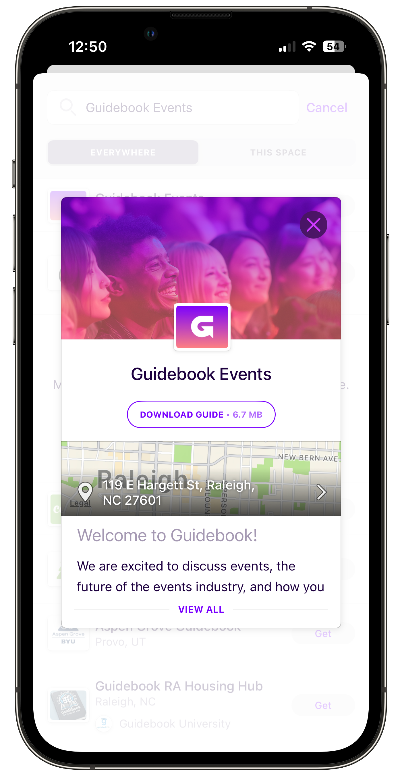Guidebook – program